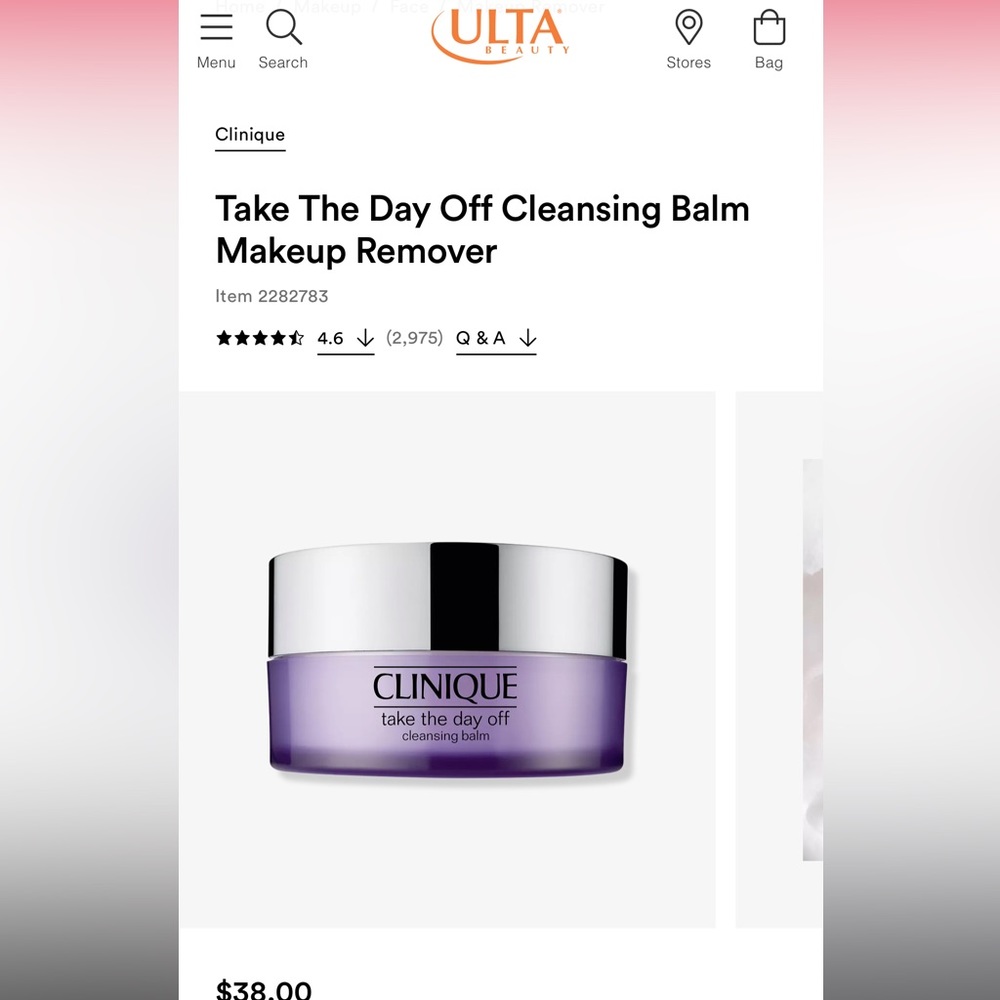 Brand New Clinique Cleansing balm!